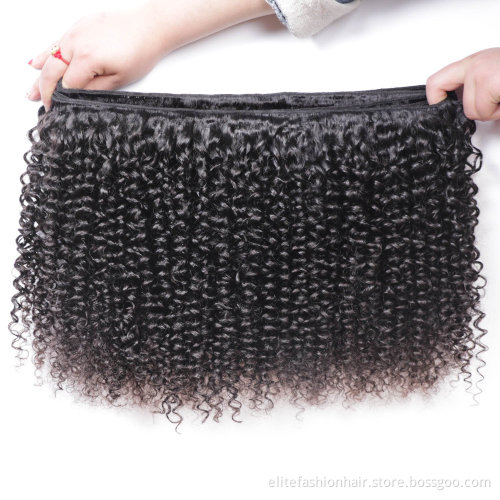 100% Brazilian Unprocessed Virgin Deep Curly Human Hair Weave bundles for black woman virgin brazilian human hair Bundles